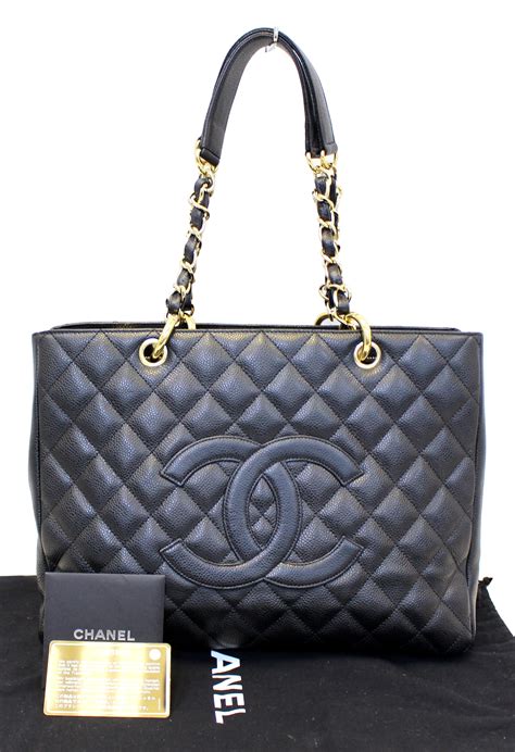 Chanel leather tote handbags